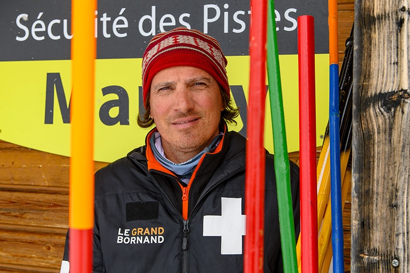 Sylvain Reynoud est responsable du poste des pisteurs du Maroly.