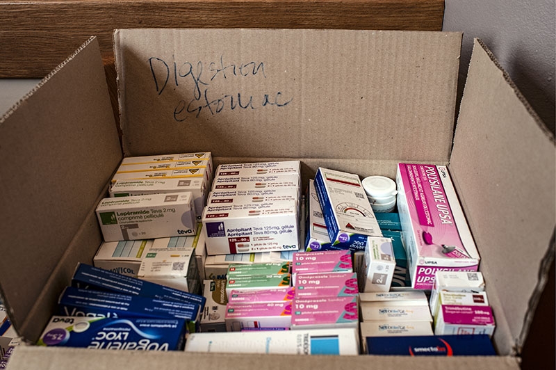 Tri de médicaments.