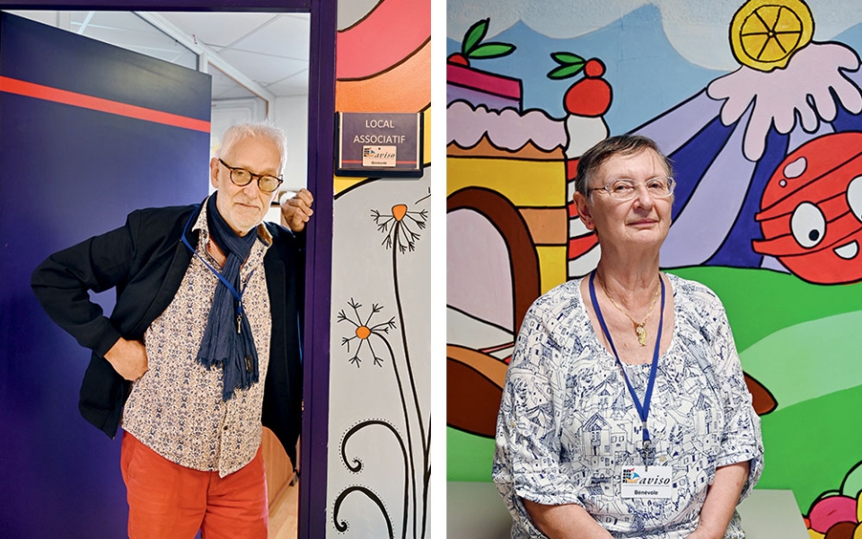Jacques et Marie-Françoise sont tous deux bénévoles à l’association Aviso.