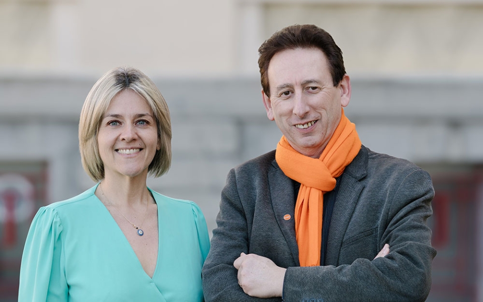 Mélanie Meier et Gérald Uhlrich de la CFDT Bourgogne-Franche-Comté, co-animateurs de la formation « Armons-nous contre les idées d’extrême droite ».