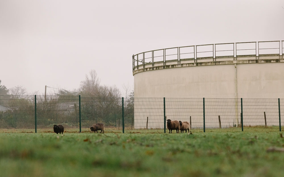 Ce réservoir d’eau potable permet de faire le tampon entre le captage, le traitement et la distribution de l’eau dans le réseau.