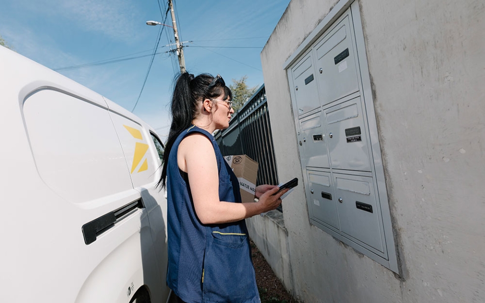 Katie est en formation en alternance…