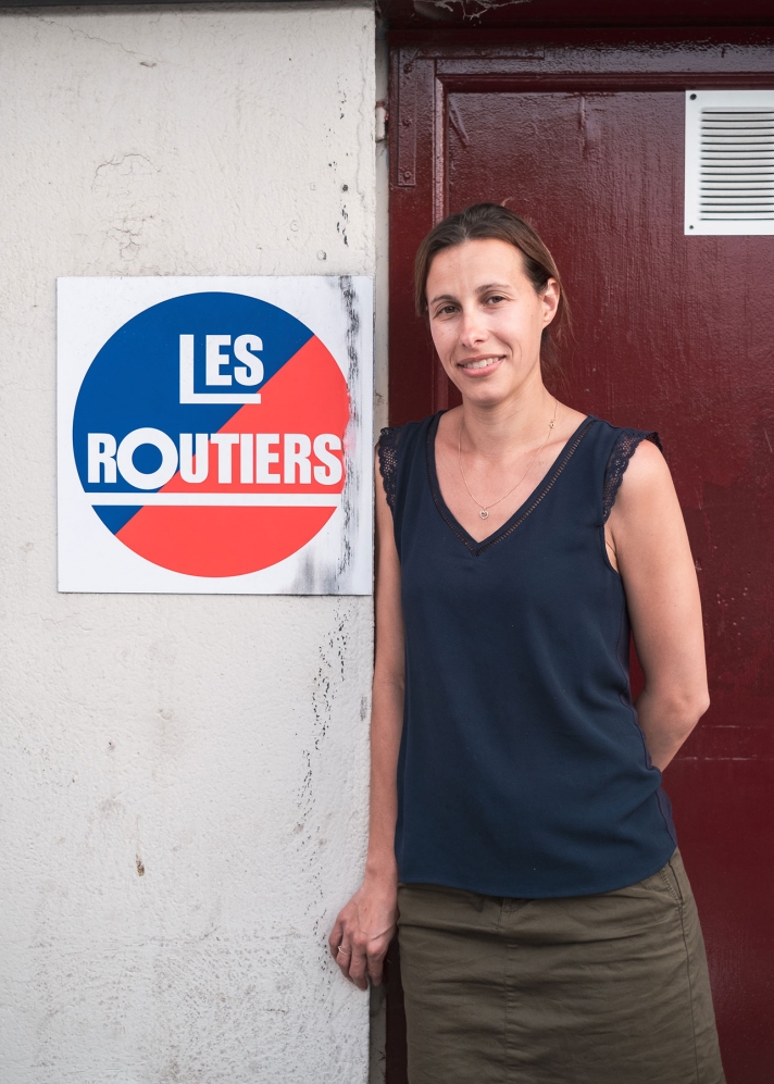 Serena, l'une des deux patronnes de La Bonne Table, un restoroute situé à Flers-en-Escrebieux sur la N43.