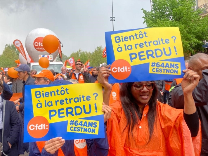 Dans le cortège parisien…