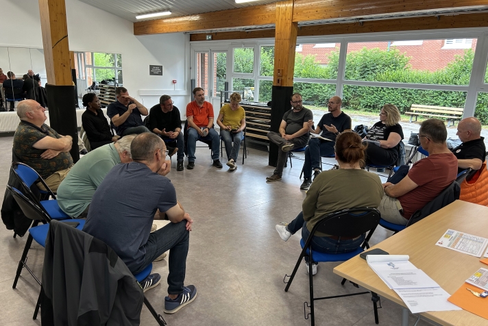 Lors de la table ronde de l’après-midi du jeudi 26 juin, à Grande-Synthe.