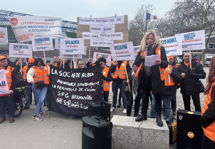 Alexandra Miroslav, secrétaire du Syndicat Chimie Énergie de Picardie