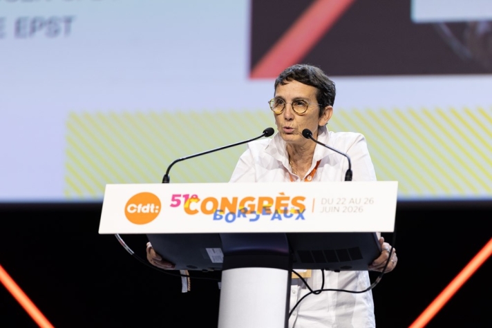 Laetitia Grimaldi, du Syndicat Sgen CFDT Recherche EPST.