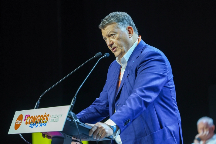 Pierpaolo Bombardieri, secrétaire général de l’Unione Italiana del Lavoro (UIL)