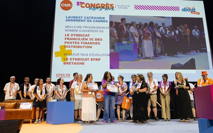 Le Syndicat francilien 3C des Postes Finances Distribution est lauréat du prix de la meilleure progression en nombre d'adhérents. Le prix du meilleur taux d’évolution a été remporté par le Syndicat EFRP de Bretagne.
