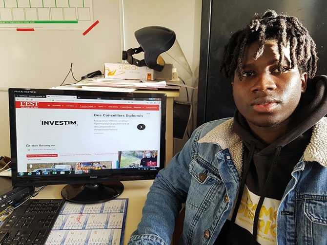 Yaya Camara est originaire de Guinée. Ses professeurs du CFA de Besançon se sont battus contre la menace de son expulsion.