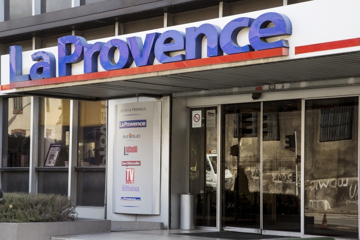 Le siège social du quotidien régional « La Provence », à Marseille.