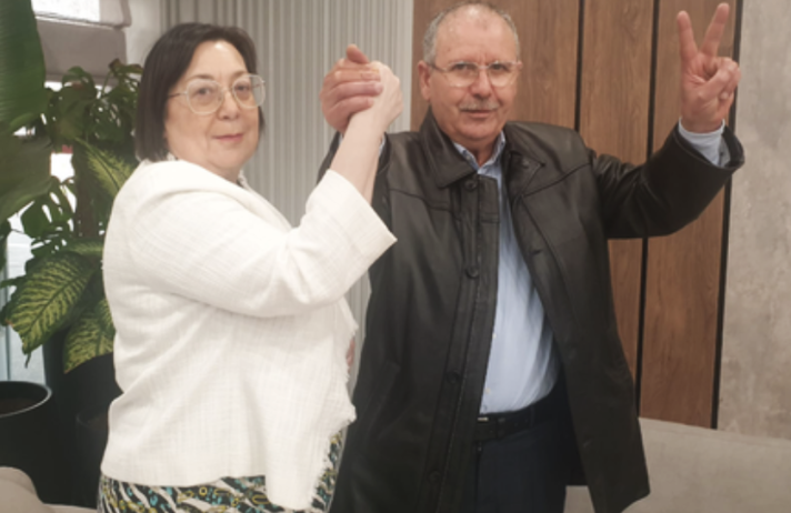 Esther Lynch, la secrétaire générale de la Confédération européenne des syndicats (CES), a rencontré Noureddine Taboubi, le secrétaire général de l’UGTT, le 17 février dernier.
