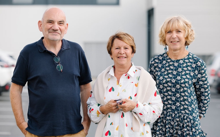 Pierre Daniault, Nicole Jourdain et Françoise Fleurant, l’équipe de l’Union territoriale des retraités CFDT de la Vienne.
