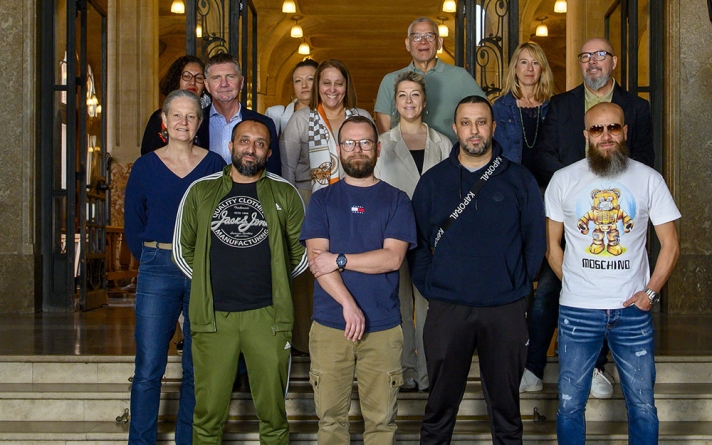 La section CFDT de la mairie de Lille, 4 avril 2025.