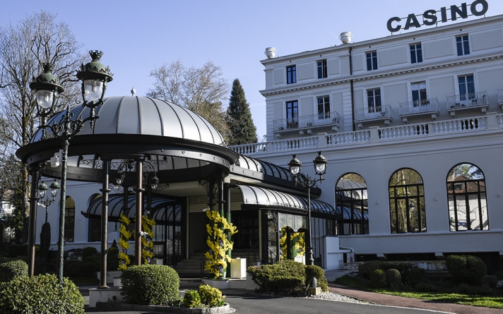 Le casino de Divonne-les-Bains, dans l'Ain.