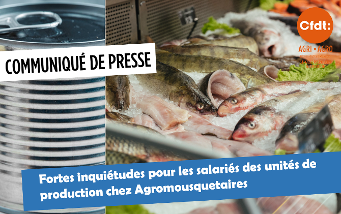La CFDT Agri-Agro, dans un communiqué de presse d'avril 2025, partageait déjà l'inquiétude des salariés d'Agromousquetaires face au projet de redéploiement annoncé par la filiale.