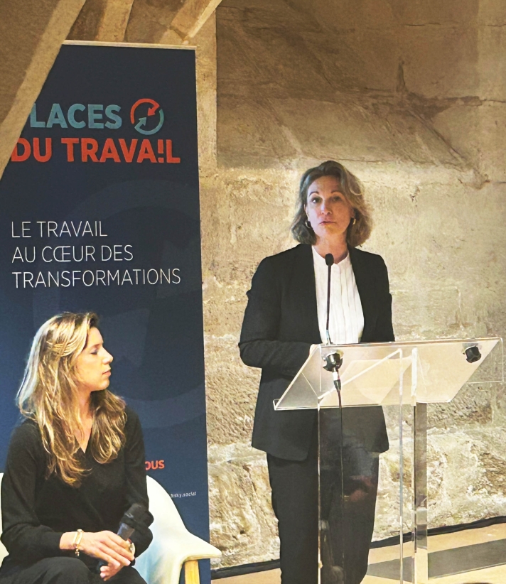 Marylise Léon, pour le lancement de « Places du travail».