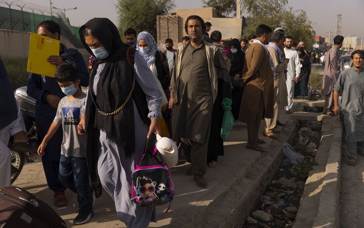 L’arrivée des talibans au pouvoir a créé le chaos, poussant des milliers de familles afghanes à fuir le pays. Kaboul, 19 août 2021.