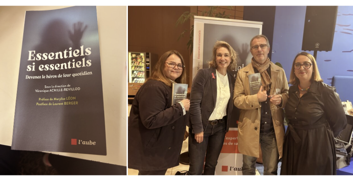 Marylise Léon (2e en partant de la gauche) était présente le 13 octobre lors de la cérémonie de lancement du livre écrit sous la direction de Véronique Achille-Revillod (1re en partant de la droite).