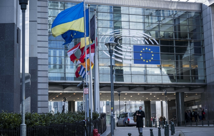 Le Parlement européen, à Bruxelles (Belgique).