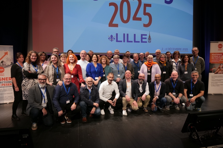 Le tout nouveau bureau fédéral de la CFDT Banques et Assurances.