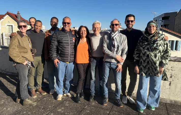 Nadia Khoulalene (au centre) est déléguée syndicale centrale CFDT de l’UCPA.