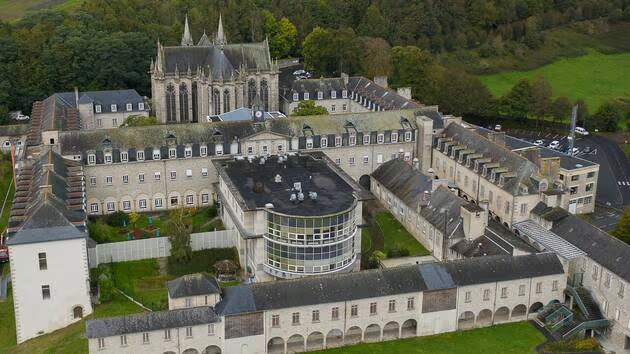 Le site historique de la Fondation Saint-Jean de Dieu, à Dinan (Côtes-d’Armor/Bretagne).