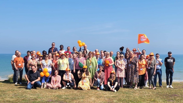 Les militants du Syndicat Emploi Grand Ouest étaient réunis en congrès à Cabourg en 2023.