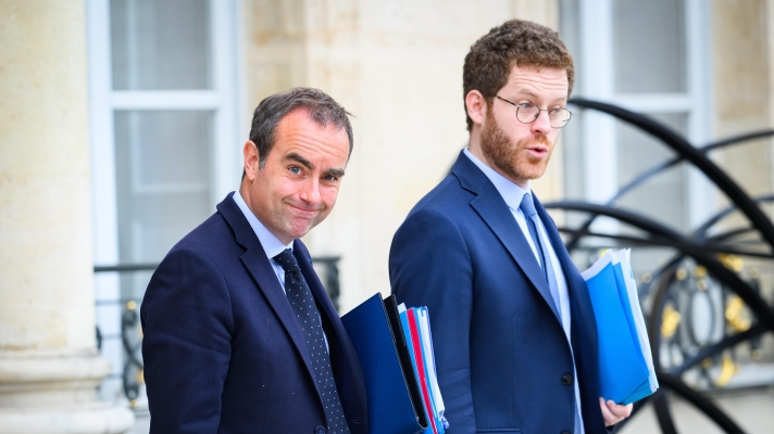 Sébastien Lecornu, Premier ministre, et David Amiel, ministre de l’Action et des Comptes publics.