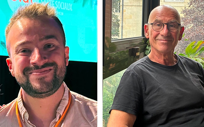 Kévin Rossinelli, défenseur juridique public pour la CFDT Santé-Sociaux. Et Pierre Darmon, conseiller du salarié pour la CFDT.