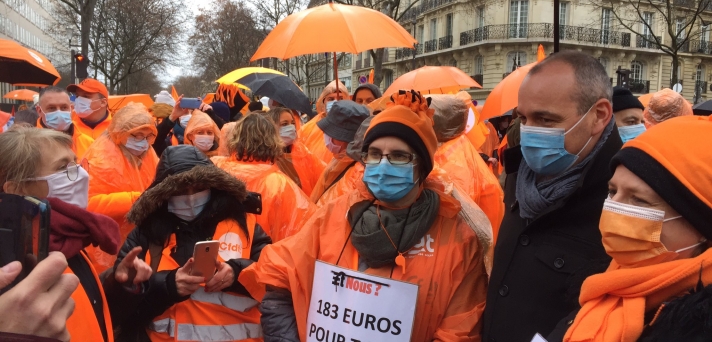 Manifestation #EtNous du 12 janvier 2021.