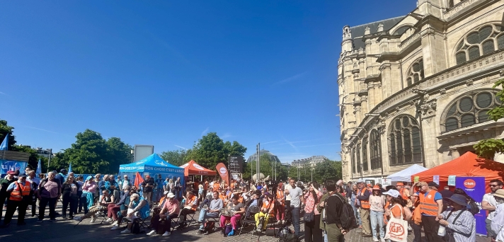Débat et table ronde organisée par la CFDT et l’Unsa ce 1er mai, au cœur de Paris.