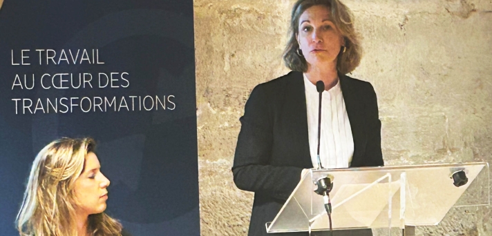 Marylise Léon, pour le lancement de « Places du travail».