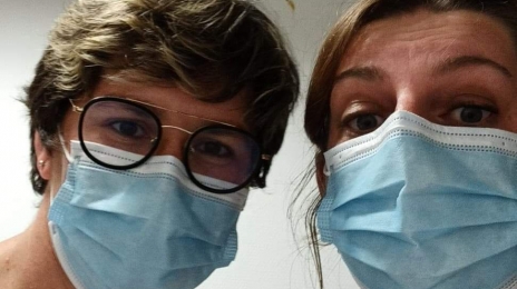 Tatiana Lespinas, secrétaire générale de la section CFDT de l’Ehpad de Châteauneuf-la-Forêt, et Virginie Brunet-Ducher, secrétaire adjointe de la section et responsable de la branche publique du Syndicat Santé-Sociaux de la Haute-Vienne.