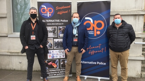 De gauche à droite : Christophe Moussoux, Cyril Baudesson et Sylvain André.