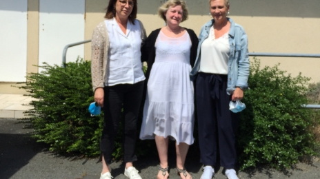 De gauche à droite : Sylvie Letourneur, Odile Lemarchand et Sylvie Vernon.