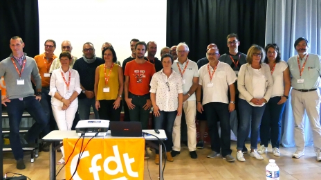 Le conseil exécutif élu pour la mandature 2018-2021, lors de l’assemblée générale ordinaire d’octobre 2018 à Roquebrune-sur-Argens (Var).