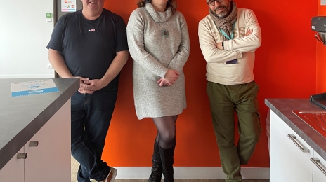 De gauche à droite : Nicolas Dardilhac, Sylvie Fremont et Ali Benhadjba sont tous trois membres du Pôle technique national CFDT dédié au handicap.