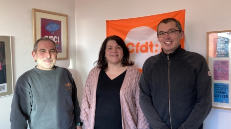 De gauche à droite : Olivier Perrot, Sandrine Lenoir et Nicolas Perisse.