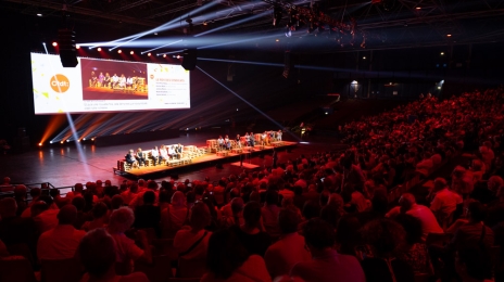 La CFDT réunie le 21 juin au Zénith de Paris.