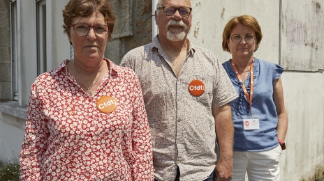 De gauche à droite : Fabienne Dubos, Didier Lestang et Véronique Dheurle.