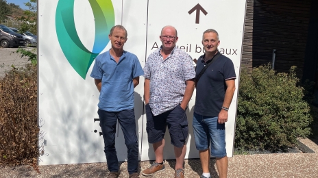 De gauche à droite : Bruno, Pascal et Pierre.