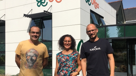 De gauche à droite : Jérôme Pezon, trésorier du CSE ; Simone Porcher, secrétaire du CSE ; Christopher Roy, délégué syndical (depuis la création de la section, en 2019).