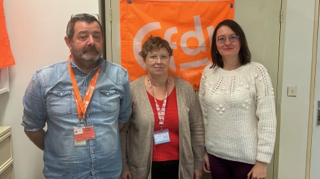 De gauche à droite : Philippe, Nathalie et XXXXXX…