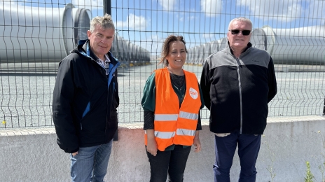 De gauche à droite : Pascal De Maayer, Marie-Agnès Gravé et Éric Chouquet.