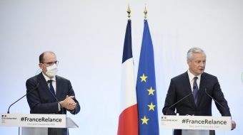 Le Premier ministre Jean Castex et plusieurs autres ministres (dont celui de l’Économie, Bruno Le Maire) ont présenté leur plan France Relance au début du mois de septembre 2020.