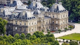 Le Sénat, palais et jardin du Luxembourg, dans le 6e arrondissement de Paris.