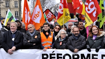 Lors de la manifestation du samedi 11 mars à Paris.
