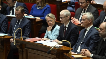 Les députés à l’Assemblée nationale le 20 mars lors du débat et du vote de deux motions de censure après l’utilisation par Élisabeth Borne du 49.3 pour faire adopter la réforme des retraites.