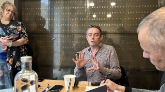 Yvan Ricordeau (au centre) est le secrétaire général de la CFDT et chef de file dans le cadre de la négo PVT.